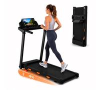 Baymate Cinta de Correr y Andar Plegable para Casa, 1-12 km/h, Motor sin Escobillas de 3.0 HP, Inclinación 3 Niveles hasta 15%, Pantalla LED, Soporte 150 kg