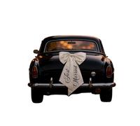BAYNOPURIN Gran Lazo De Satén Arco de Coche recién Casado for propuesta Boda, Compromiso, decoración Fiesta Despedida Soltera
