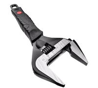 BAYNOPURIN Llave Ajustable Llave ajustable de boca ancha 6, 8, 10 y 12 pulgadas, agarre suave acero Cr V for trabajos mantenimiento plomería(250mm 10inch)