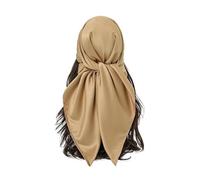 BAYNOPURIN Pañuelo Mujer Pañuelo cuadrado de seda lisa 90 cm, diadema satén for mujer, hiyab, bandana moda for el cabello(FJ990-05)