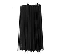 BAYNOPURIN Varillas Difusoras 50 Varillas de Fibra ratán Extra Gruesas for ambientador, Ideales for Decorar el hogar(Black 20cm Dia 3.0mm)