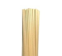 BAYNOPURIN Varillas Difusoras 50 Varillas de Repuesto for difusor aromaterapia, Fibra, Triangulares, 22 cm x 3 mm, for Aceite aromático doméstico(Light Yellow)
