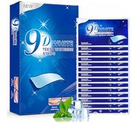 BAYON Blanqueador Dental Profesional con Tiras Blanqueadoras Dientes - Kit Blanqueamiento Dental 9D White, Tratamiento 14 Días con 28 Tiras - Dientes Blancos, Sonrisa Blanca en Casa, Seguro