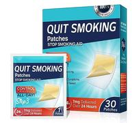 BAYON Parches para dejar de fumar 7 mg Paso 3 reduccion gradual del tratamiento antitabaco - Elimina dependencia y controla ansiedad - 30 parches naturales 24h