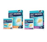 BAYON Parches para Dejar de Fumar Pack Paso 1 y 2 (21 mg + 14 mg) - Tratamiento Antitabaco con Reducción Gradual de Nicotina - Controla Ansiedad y Dependencia - 60 Parches 24h