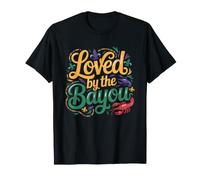 Bayou Hervido De Cangrejos Cajun Mardi Gras Cangrejo Rio Camiseta
