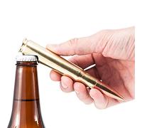 Bayram Abrebotellas con Forma de Bala de Calibre 50 11.5 cm - Forma de Bala NATO | Abridor de Botellas para Bar, Vino, como Regalo