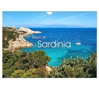 Bays of Sardinia (Wall Calendar 2026 DIN A4 landscape), CALVENDO 12 Month Wall Calendar: Magnificent images from the second largest island of the Mediterranean Sea.
