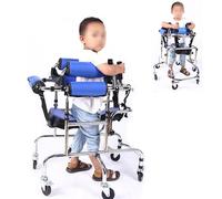 BaYte Andador con Andador para Rehabilitación Infantil, Marco de Pie Asistido por Andador para Niños con Parálisis Cerebral y Adolescentes, Altura Ajustable