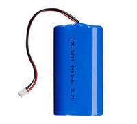 BaYte Batería de Iones de Litio 18650, batería Recargable de 3,7 V, 4400 mAh, con Enchufe XH 2P, 1 Unidad