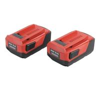 BaYte Batería de Repuesto de Iones de Litio para Herramientas eléctricas, batería de Herramienta de Taladro eléctrico de 22V y 5,0Ah, batería de Alta Potencia, 2 uds.