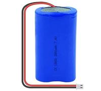 BaYte Paquete de batería de Iones de Litio 18650, Conjunto de batería Recargable de 7,4 V y 3800mAh para Banco de energía de Linterna con Enchufe XH