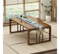BAYTEWJX Folding Coffee Table Multifunctional Rectangular Wooden Tea Table Collapsible Coffee Table Wooden Low Table Easy to Assemble for Tea Tatami Living Room Dining Room Bedroom Kitchen.
