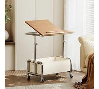BAYTEWJX Lift Top Coffee Table Side End Table Living Room Rectangular Decorative Side Table with Storage Compartment with Wheels Easy Assembly for Home Office Bedroom Living Room.