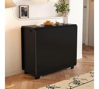 BAYTEWJX Mesa de Comedor Plegable Mesa Consola Multifuncional Extensible Mesa de Comedor Que Ahorra Espacio para Comedor Cocina.(140x80x76cm)