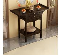 BAYTEWJX Mesa de Ofrendas,Estante de Altar,Base de Exhibición de Altar Budista de Madera,para Salas de Estar Oficinas y Altares Budistas.(80x40x100cm)