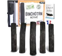 Baytiz ® Filtro de Agua de Carbón Activo - x5 Binchotan Bio - Purificador de Agua del Grifo - Activado Madera Garrafa Cristal Filtros Mesa Carbono Jarra Cartucho Activado Bambu Filter Black Cartuchos