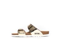 Bayton Sandalias 'Marbella' marrón claro / oro / negro / blanco 41 marrón claro / oro / negro / blanco