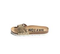 Bayton Zapatos abiertos 'Athena' arena / oro / negro 39 EUR