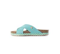 Bayton Zapatos abiertos 'Burgos' turquesa / marrón 41 turquesa / marrón