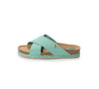 Bayton Zapatos abiertos 'Burgos' turquesa / marrón 41 turquesa / marrón