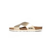 Bayton Zapatos abiertos 'Gomera' oro / negro 41 oro / negro