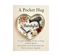 BaYuYPOO Un abrazo de bolsillo para estilistas, mini herramientas de peluquería, ficha de abrazo de bolsillo con tarjetas de felicitación, regalo de agradecimiento para tu estilista, regalos de