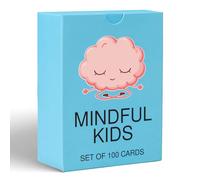 BayWel - 100 tarjetas de conversación de atención plena para niños - Permite conversaciones significativas con los niños