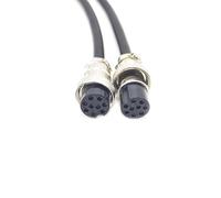 bayzconn GX16 9 Pin Cable Doble Cabeza Hembra Aviación Cordset, GX16 9 Pin Panel Mount Circular Metal Aviación Conector Cable Hembra a Hembra Adaptador Cable (1 Metro/3.28ft)