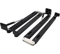 BAZAC Accesorios de Conector Plegable de Escritorio Oculto, bisagras de gabinete de Barra de Mesa de Comedor estirables hacia Abajo, Juegos completos, Herramientas de Hardware