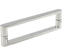 BAZAC Juego de pomos de repuesto para mampara de ducha de acero inoxidable, 160 mm