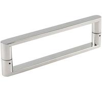 BAZAC Manija de Puerta de Ducha para Baño, Acabado Pulido de Acero Inoxidable, Juegos de Orificio a Orificio 160/200/275 mm