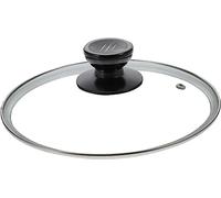 BAZAC Tapa de Vidrio Vidrios de Vidrio Templado Tapa de Olla de paellera Tapas de Olla de Cocina Tapa de Olla a presión eléctrica Reemplazo de Tapa de Olla Tapa de Olla de Vidrio transparente-46CM