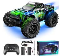 BAZADER Coche Teledirigido Coche RC - 1:18 Coches teledirigidos con Luces Led, 25 Km/H Remote Control Car con Pulverizador 2,4 GHz Todoterreno 2 Baterías Recargables 60min Play, para NiñOs Y Adultos