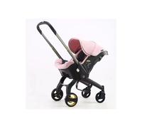 Bazarland30. Cochecito 4 en 1 para recién nacidos, sistema de viaje ligero y multifuncional. Rosa.