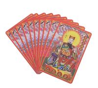 BAZEITFLOW 10 Piezas Amulet Card For Purse Lightweight Taisui Card Year Of The Snake Feng Shui Protection And Wealth Traditional Chinese Year Charm