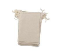BAZEITFLOW 10 Piezas Bolsa de arpillera Boda tejido bolsas de arpillera favor totalizador yute Favores con cordon