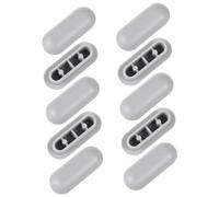 BAZEITFLOW 10 Piezas Parachoques para Asiento de Inodoro Adhesivo Fuerte Amortiguadores Antideslizantes y Protectores para Tapa Wc Compatibles Mayoría de y Accesorios Prácticos para Baño