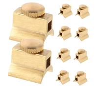 BAZEITFLOW 10 Piezas Tornillos de Ensamblaje para Flauta y Trompeta Kit de Hardware Musical para Reparación de Válvulas Pistón