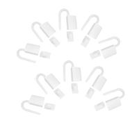 BAZEITFLOW 10 piezas Unidades Clips Antipellizcos para Puerta Bloqueo Giratorio para Bisagra Tope para Hogar y Hotel Protección Segura para Dedos