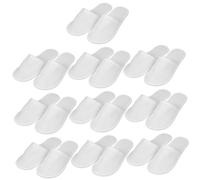 BAZEITFLOW 10 Zapatillas Desechables Hotel Antideslizantes para Invitados y Viaje Cómodas y Portátiles Color