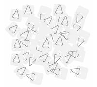 BAZEITFLOW 100 piezas Ganchos Adhesivos para Colgar Platos Grandes Diseño Vertical Transparente Organizador de Platos para Pared Soporte Multifunción para Cocina Material Plástico Resistente