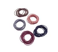 BAZEITFLOW 100piezas Coletero Elástico sin Costuras de Gomas Pelo Coletero para Mujer y Niña Alta Elasticidad para Deporte y Diario