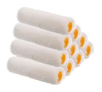 BAZEITFLOW 10piezas Mini Cepillo De De Algodón Rodillos Para Pintar Esquinas Herramienta Para Pintar Paredes Casas Cubiertas Reemplazables