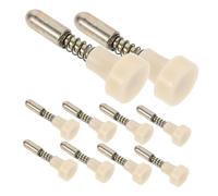 BAZEITFLOW 10piezas Pestillos De Resorte Metálicos para Puertas Varillas Ajustables para Puertas Accesorios De Hardware para Altura Instalación Sencilla y Duradera