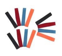 BAZEITFLOW 12 Piezas Cintas Elásticas para Fiambreras Bandas Ajustables de Nylon para Contenedores de Comida Resistentes y Lavables Colores Modernos para Oficina Escuela y