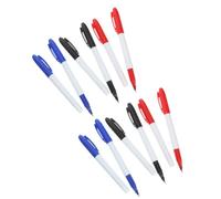 BAZEITFLOW 12 Piezas Rotuladores Borrables para Pizarra de Punta Fina 0.5mm Borrador y Secado Rápido, Ideales para Estudiantes y Profesores en Aulas y Lecciones Dinámicas