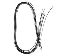 BAZEITFLOW 12 Tiras De Filete Para Guitarra Acústica y Ukelele, Abs Negro 1650x6x1,5 Mm, Accesorio Resistente Para Decoración y Protección De Bordes En Guitarras Clásicas y Acústicas