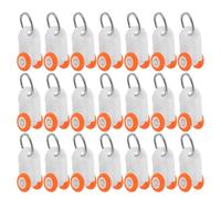 BAZEITFLOW 120 Unidades Rodillos Deslizadores para Rieles de Cortina Ruedas Guía Dobles de Plástico para Carriles Corredizos Eléctricos Accesorios Silenciosos para Sala y Dormitorio