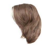 BAZEITFLOW 1pieza Peluca Sintética Masculina De Estilo Retro Peluca Corta y Recta Diseño Natural Para Fiestas Cosplay y Uso Diario Degradado